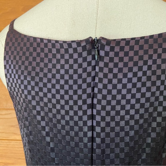 Vintage 90s Y2K All That Jazz black metallic checkered print mini dress - Picture 5 of 6